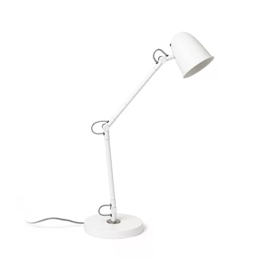 DANNY asztali lámpa fehér matt nikkel 230V LED E14 5W