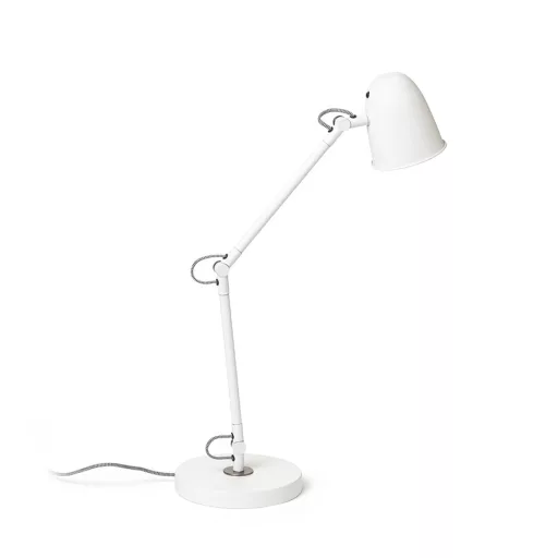 DANNY asztali lámpa fehér matt nikkel 230V LED E14 5W
