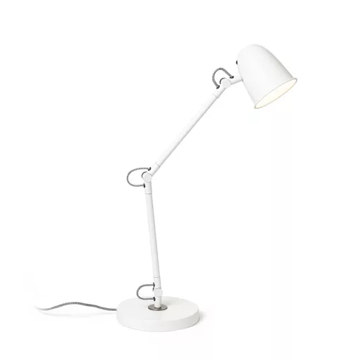 DANNY asztali lámpa fehér matt nikkel 230V LED E14 5W
