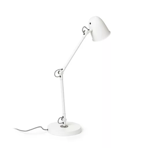 DANNY asztali lámpa fehér matt nikkel 230V LED E14 5W