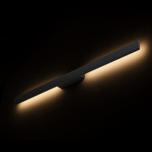 RENDL R14192 BONAREA LED kültéri lámpa, szögletes fali IP54 fekete szatinált akril
