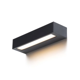   RENDL R14198 ASTER LED kültéri lámpa, szögletes fali IP65 fekete opálakril
