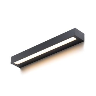   RENDL R14199 ASTER LED kültéri lámpa, szögletes fali IP65 fekete opálakril