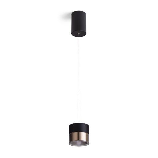 RENDL R14219 JUNIPER LED függőlámpatest, állítható fekete/aranysárga