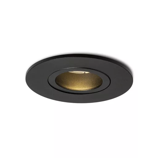 GALO R süllyesztett lámpa fekete 230V LED GU10 9W IP65