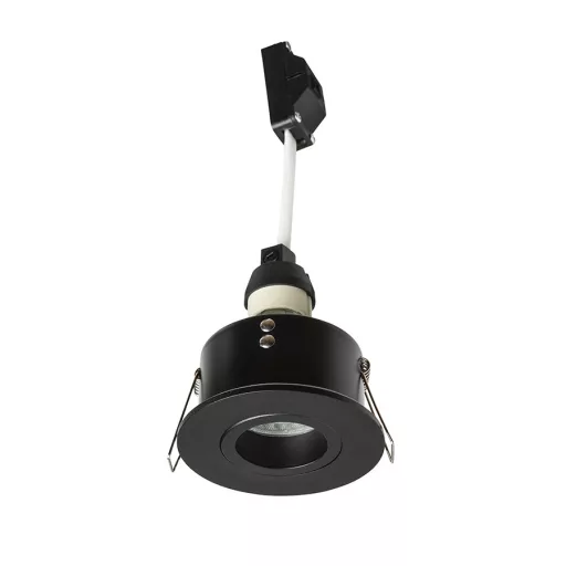 GALO R süllyesztett lámpa fekete 230V LED GU10 9W IP65