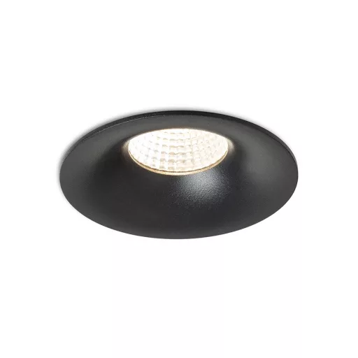 FLEUR IP54 DIMM süllyesztett lámpa fekete 230V LED 15W 60° IP54 3000K