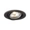 RENDL R14237 JADE LED mennyezeti lámpa, kör alakú billenthető fekete