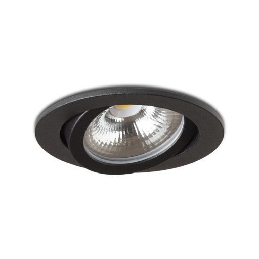 RENDL R14237 JADE LED mennyezeti lámpa, kör alakú billenthető fekete
