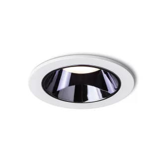   ANSEL süllyesztett lámpa fehér fekete króm 230V LED 12W 60°  3000K