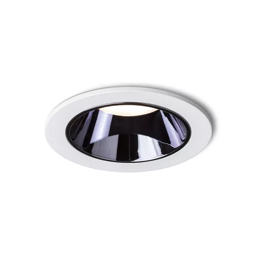 ANSEL süllyesztett lámpa fehér fekete króm 230V LED 12W 60°  3000K