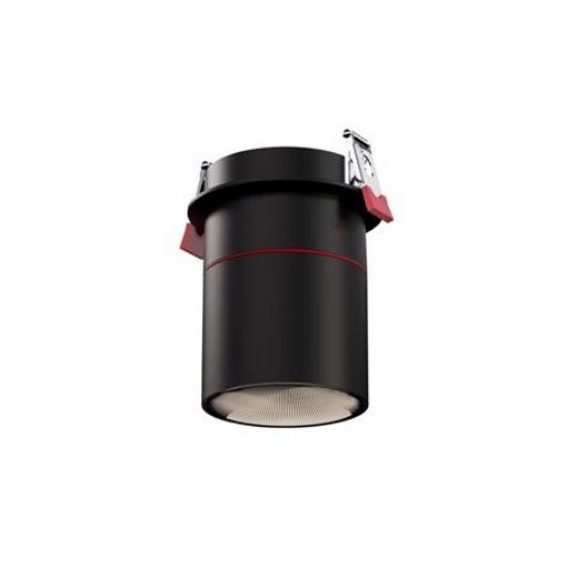 RENDL R14239 AUGUSTA LED mennyezeti lámpa, félig süllyesztett fehér/fekete