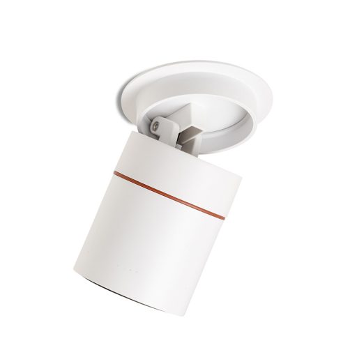 RENDL R14239 AUGUSTA LED mennyezeti lámpa, félig süllyesztett fehér/fekete