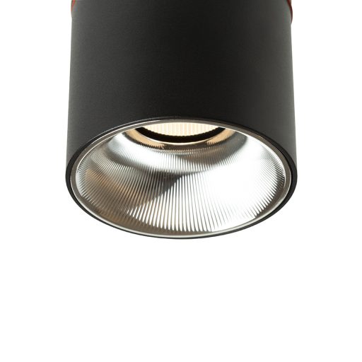 RENDL R14240 AUGUSTA LED mennyezeti lámpa, félig süllyesztett fekete króm