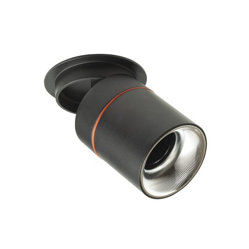 RENDL R14240 AUGUSTA LED mennyezeti lámpa, félig süllyesztett fekete króm