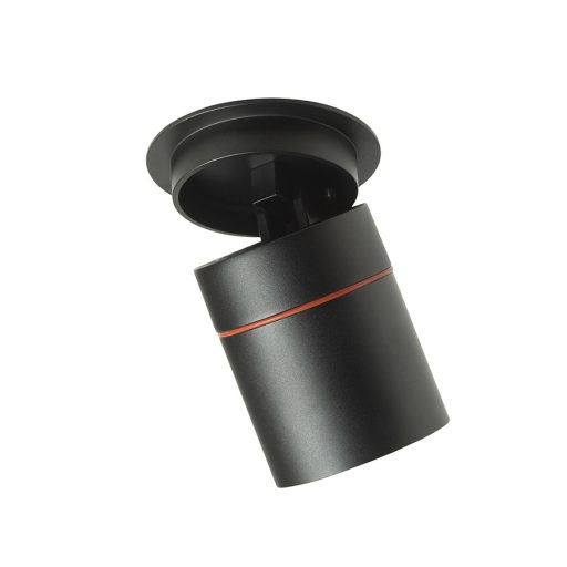 RENDL R14240 AUGUSTA LED mennyezeti lámpa, félig süllyesztett fekete króm