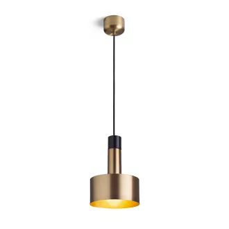 DIVINA závěsná mosaz/dekor černý mramor 230V LED E27 5W
