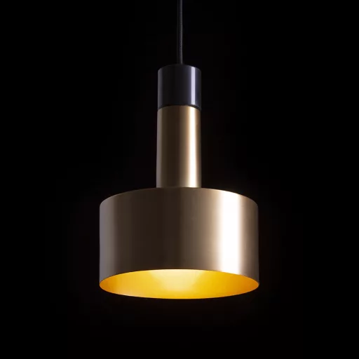 DIVINA závěsná mosaz/dekor černý mramor 230V LED E27 5W