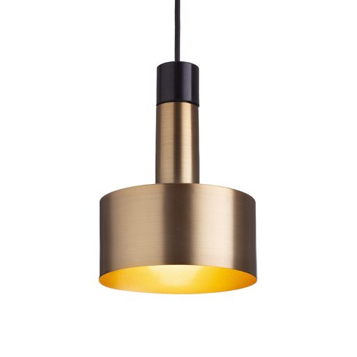 RENDL R14260 DIVINA függőlámpatest, fém sárgaréz/dekoratív fekete márvány