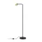 FLYNN I állólámpa  fekete/szálcsiszolt sárgaréz 230V LED GU10 9W