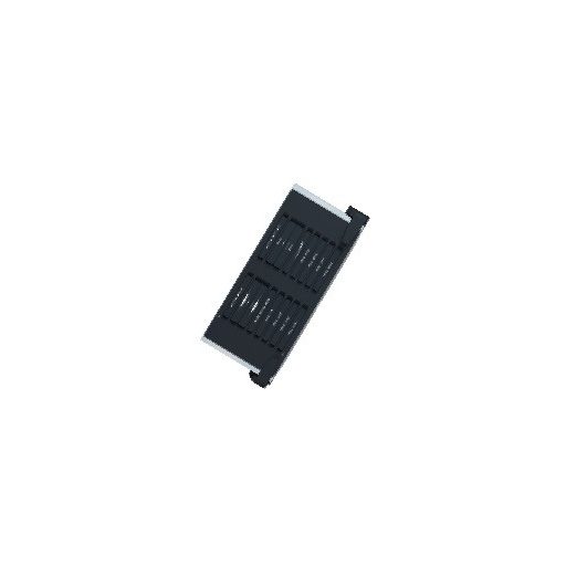 RENDL R14271 VEGA Ultra-thin sínes rendszerek, VEGA alkatrészek fekete/ezüstszürke