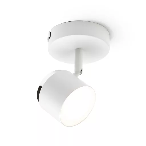 NOVA I nástěnná bílá chrom/mléčný akryl 230V LED 4.2W 3000K