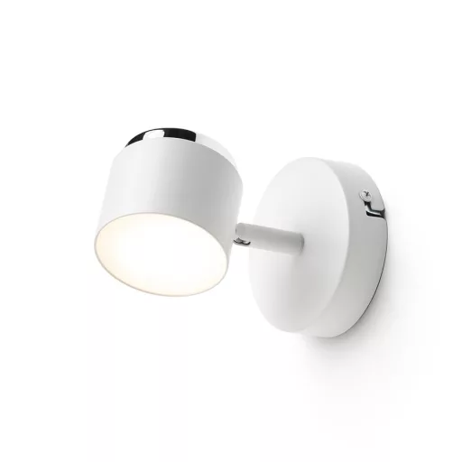 NOVA I nástěnná bílá chrom/mléčný akryl 230V LED 4.2W 3000K