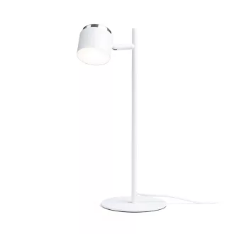   NOVA stolní bílá chrom/mléčný akryl 230V LED 4.2W 3000K