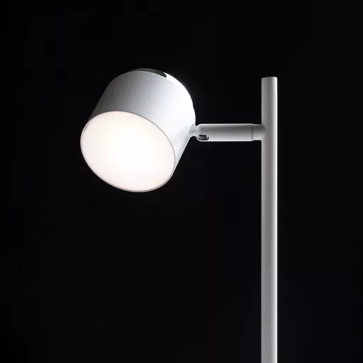 NOVA stolní bílá chrom/mléčný akryl 230V LED 4.2W 3000K