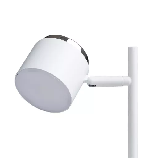 NOVA stolní bílá chrom/mléčný akryl 230V LED 4.2W 3000K