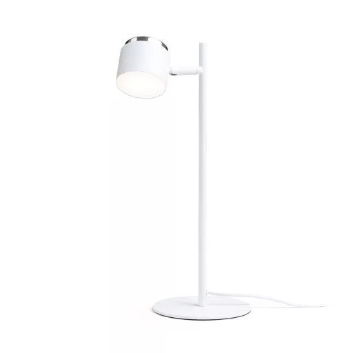 NOVA stolní bílá chrom/mléčný akryl 230V LED 4.2W 3000K