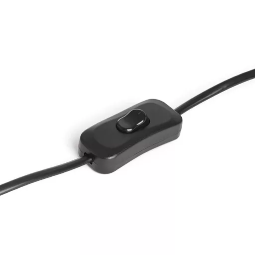 NOVA stolní černá chrom/mléčný akryl 230V LED 4.2W 3000K