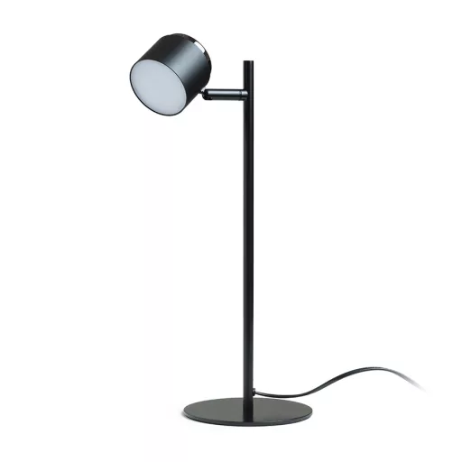 NOVA stolní černá chrom/mléčný akryl 230V LED 4.2W 3000K