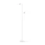 NOVA II állólámpa fehér króm/opálakril 230V LED 2x3.5W 3000K