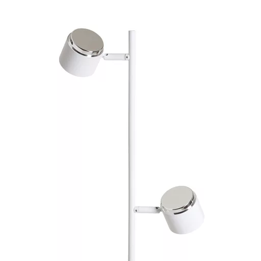 NOVA II állólámpa fehér króm/opálakril 230V LED 2x3.5W 3000K