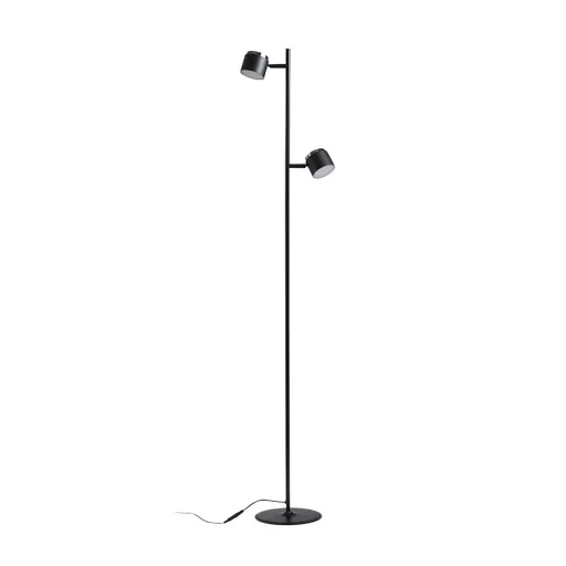 NOVA II állólámpa fekete króm/opálakril 230V LED 2x3.5W 3000K