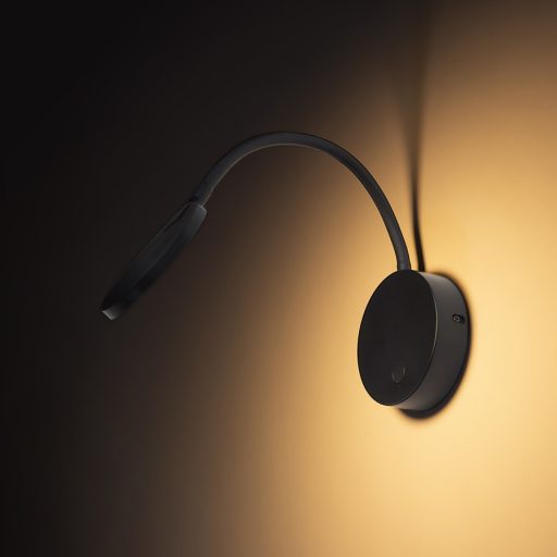 RENDL R14279 CELESTE LED spot lámpa, hajlítható nyak fekete