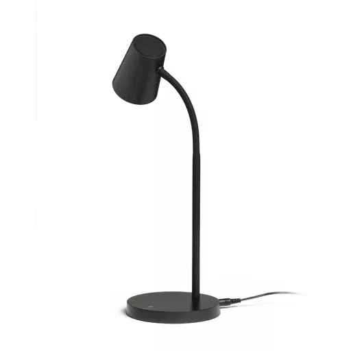 VERINA asztali lámpa fekete  230V LED 4.5W 100°  3000K
