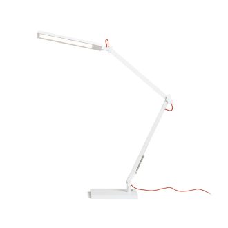   RENDL R14292 NORMA LED asztali lámpa, dolgozólámpa fehér/piros