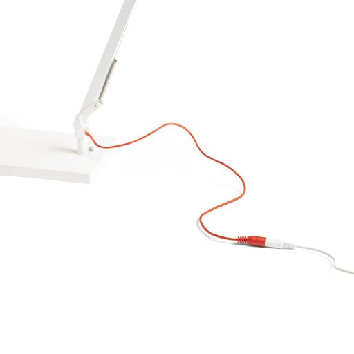 RENDL R14292 NORMA LED asztali lámpa, dolgozólámpa fehér/piros