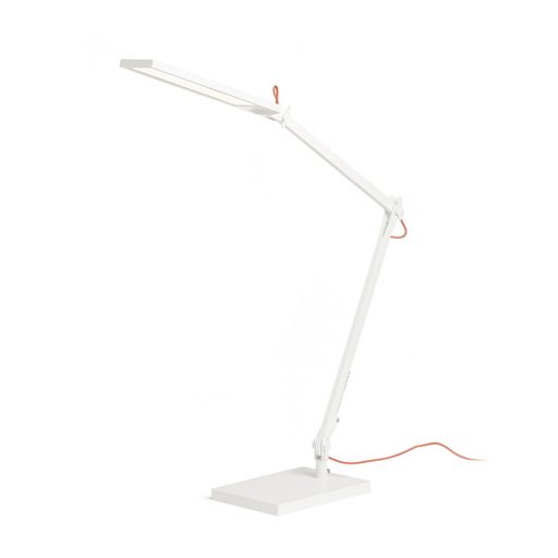 RENDL R14292 NORMA LED asztali lámpa, dolgozólámpa fehér/piros