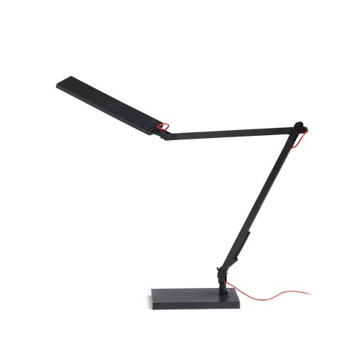 RENDL R14293 NORMA LED asztali lámpa, dolgozólámpa fekete/piros