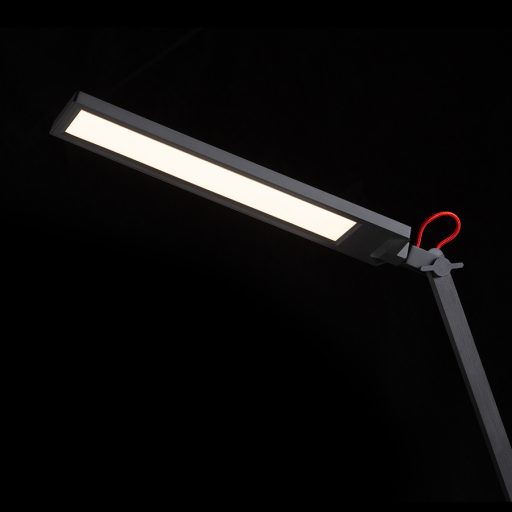 RENDL R14293 NORMA LED asztali lámpa, dolgozólámpa fekete/piros