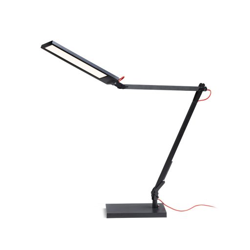 RENDL R14293 NORMA LED asztali lámpa, dolgozólámpa fekete/piros