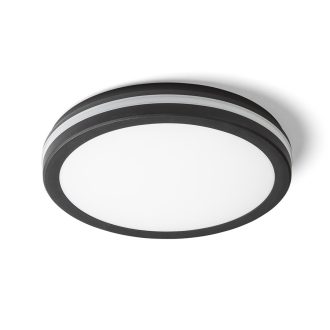   RENDL R14298 SONO LED kültéri lámpa, mennyezeti IP65 fekete műanyag