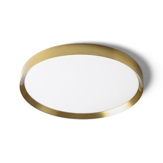   RENDL R14310 SOLEN LED felületre szerelhető lámpatest, kör alakú szálcsiszolt sárgaréz