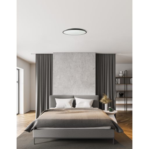 RENDL R14311 CIEL LED felületre szerelhető lámpatest, kör alakú fekete