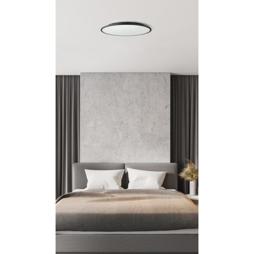 RENDL R14311 CIEL LED felületre szerelhető lámpatest, kör alakú fekete