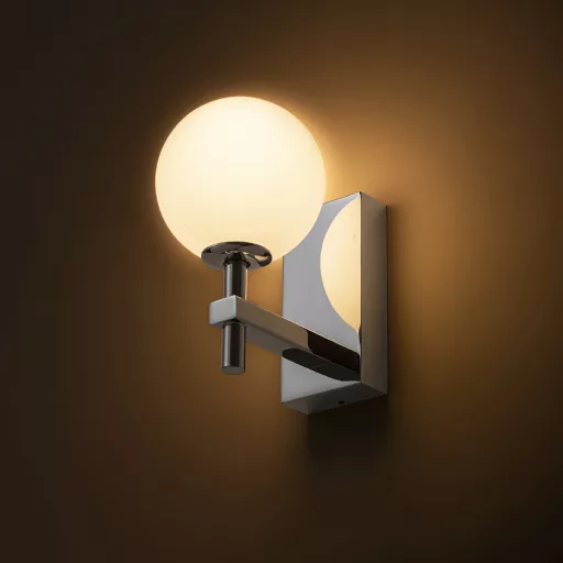 PEGGY fali lámpa króm/opálüveg 230V LED G9 6W IP44