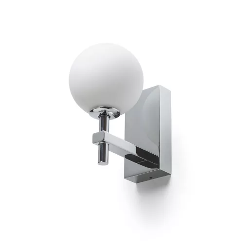 PEGGY fali lámpa króm/opálüveg 230V LED G9 6W IP44